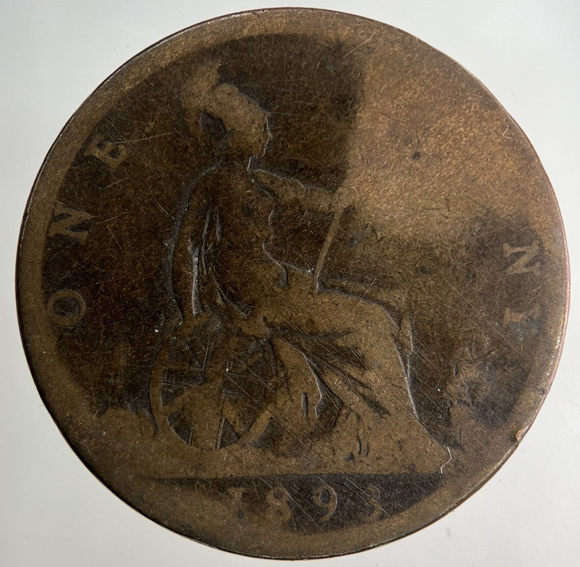 1893 Victoria One Penny Coin | Collectable Grade