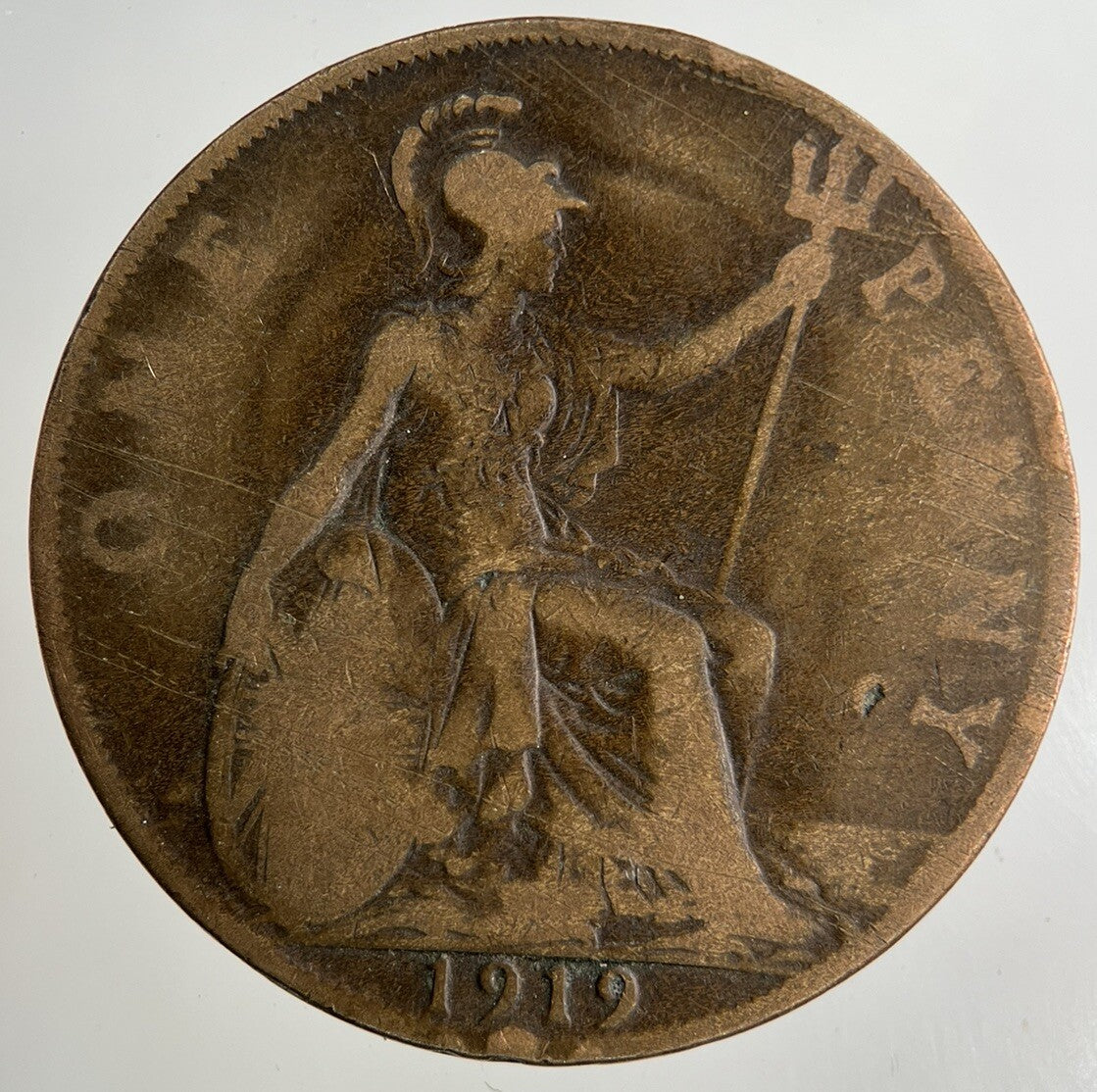 1919 George V One Penny Coin | Collectable Grade