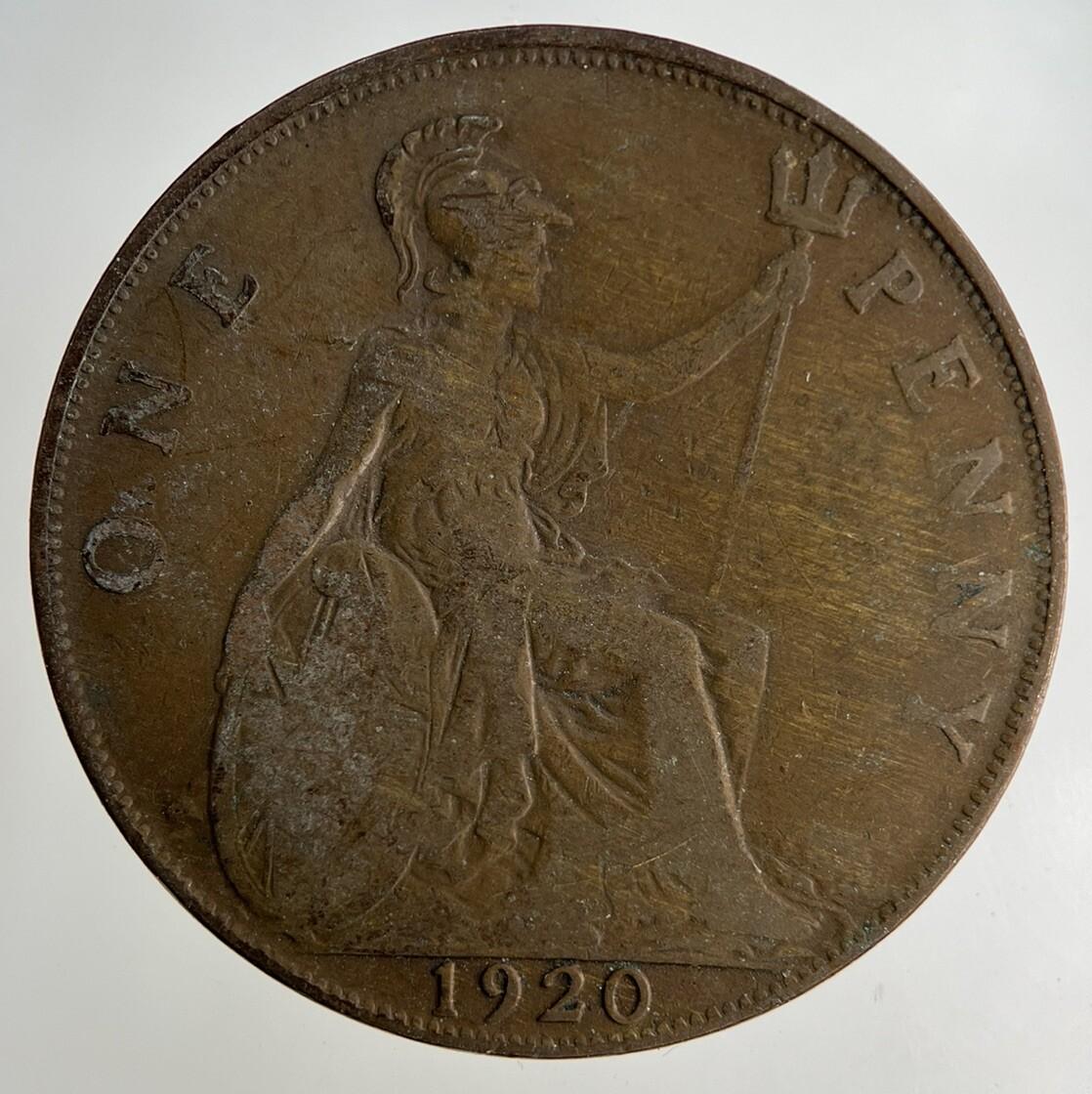 1920 George V One Penny Coin | Collectable Grade