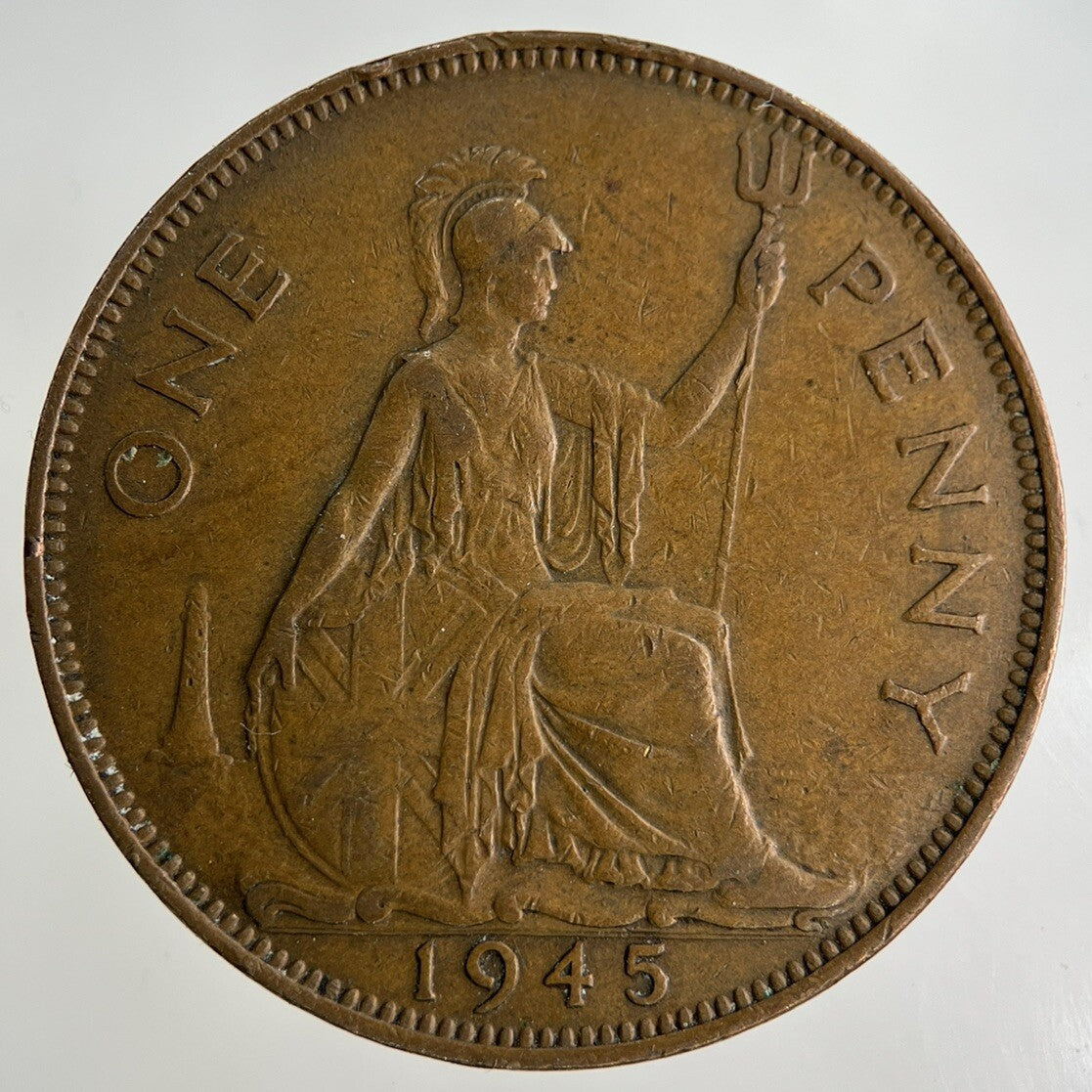 1945 George VI One Penny Coin | Fine Collectable Grade