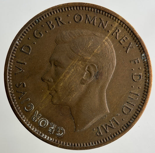 1948 George VI Half-Penny Coin | Fine Collectable Grade