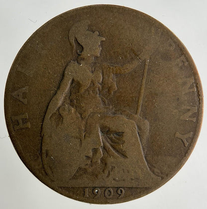 1909 Edward VII Half-Penny Coin | Collectable Grade