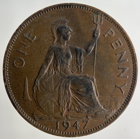 1947 George VI One Penny Coin | Fine Collectable Grade