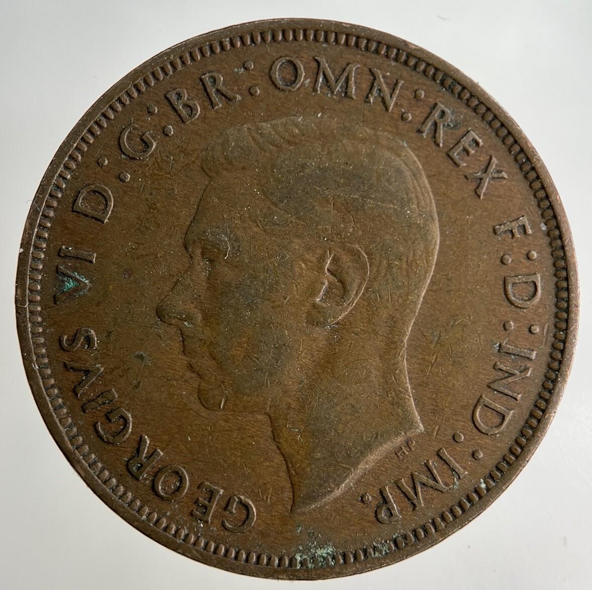 1947 George VI One Penny Coin | Fine Collectable Grade
