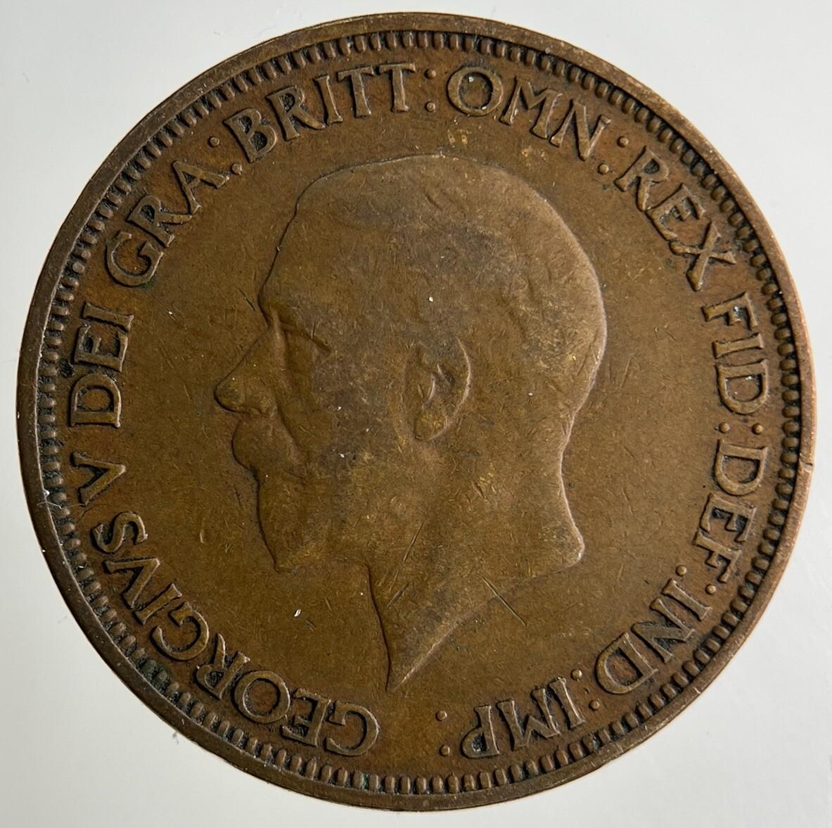 1928 George V Half-Penny Coin | Collectable Grade
