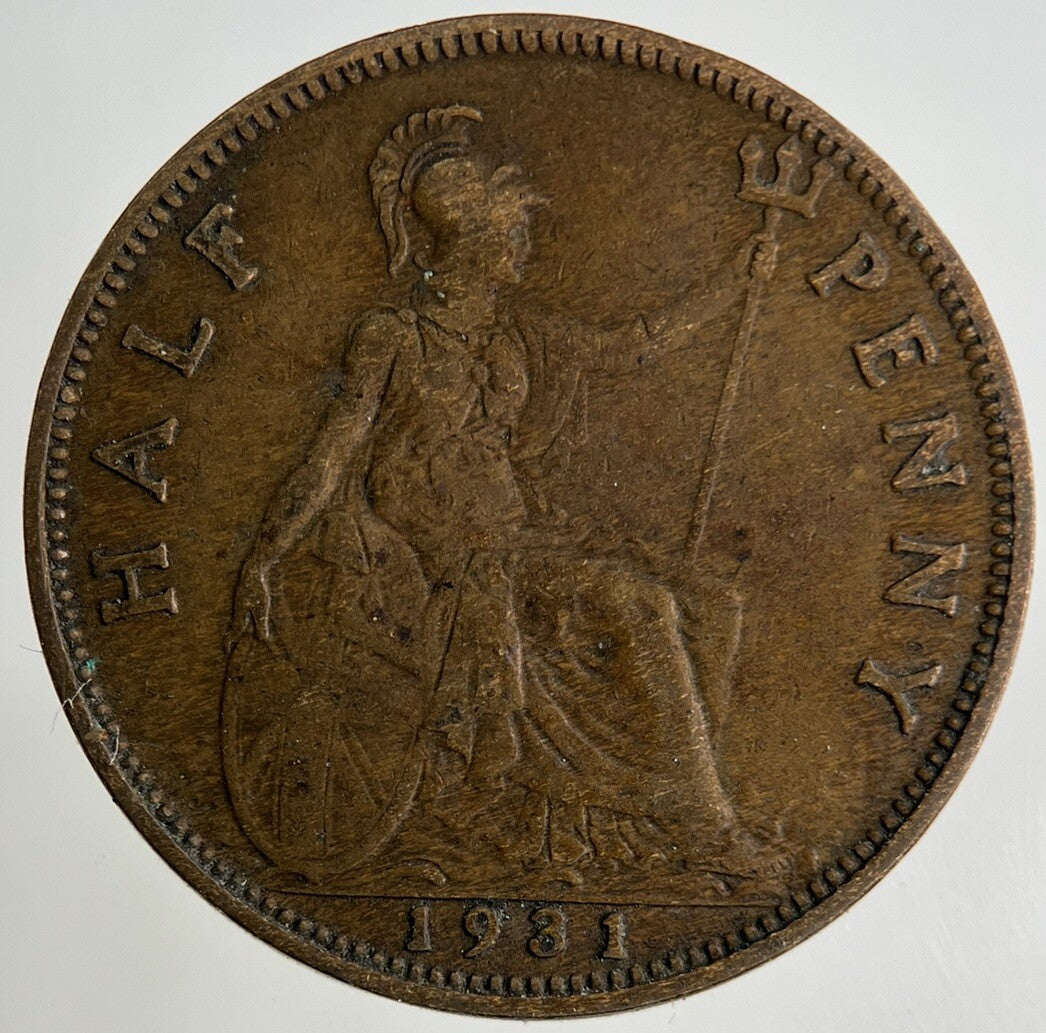 1931 George V Half-Penny Coin | Collectable Grade