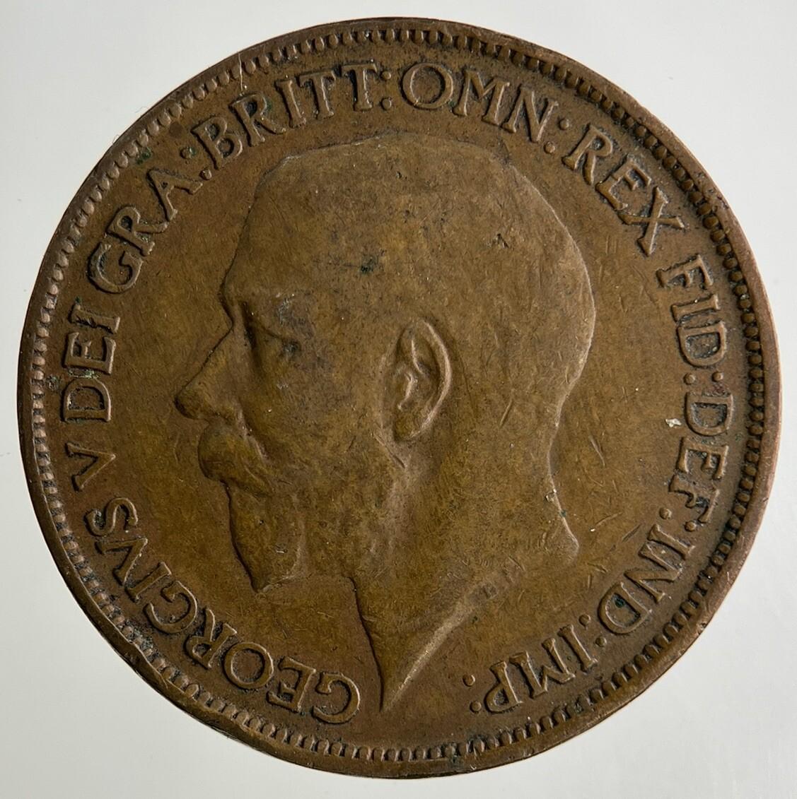 1921 George V Half-Penny Coin | Collectable Grade