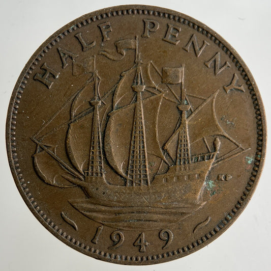 1949 George VI Half-Penny Coin | Collectable Grade