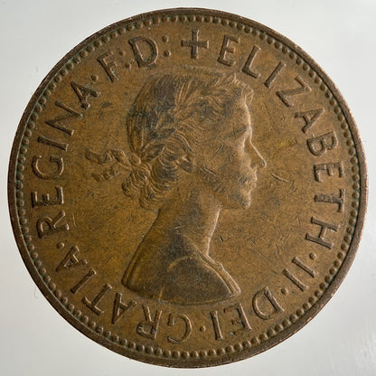 1963 Elizabeth II 2nd One Penny Coin | Fine Collectable Grade