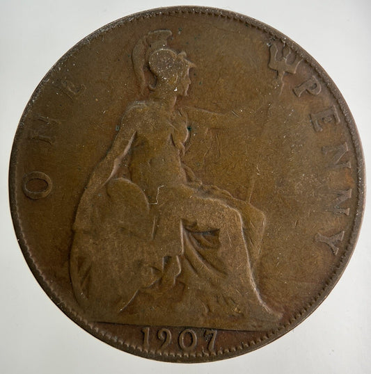 1907 Edward VII One Penny Coin | Collectable Grade