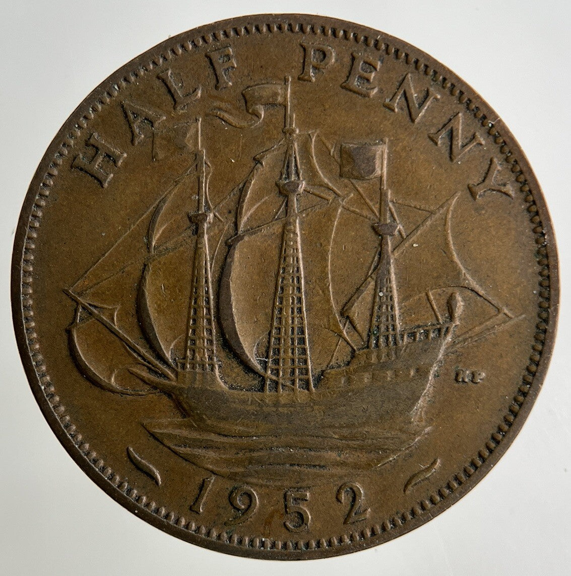 1952 George VI Half-Penny Coin | Fine Collectable Grade