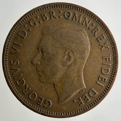 1952 George VI Half-Penny Coin | Fine Collectable Grade