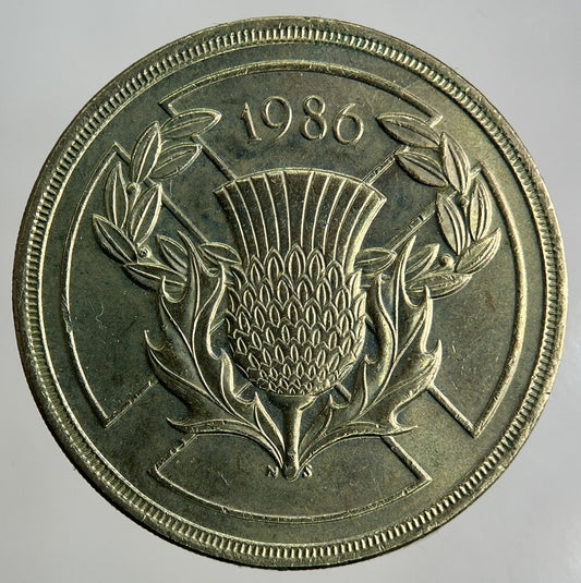 1986 Elizabeth II 2nd £2 Two-Pound Coin | Fine Collectable Grade