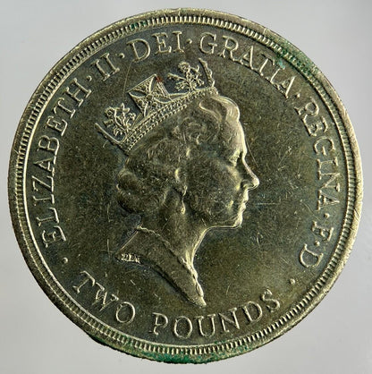 1986 Elizabeth II 2nd £2 Two-Pound Coin | Fine Collectable Grade