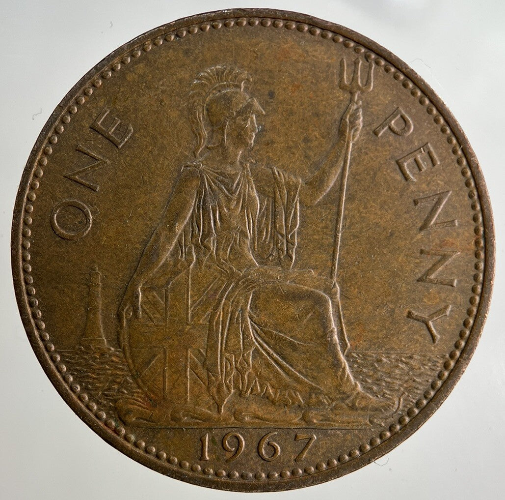 1967 Elizabeth II 2nd One Penny Coin | Fine Collectable Grade
