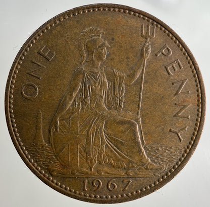 1967 Elizabeth II 2nd One Penny Coin | Fine Collectable Grade