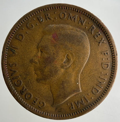 1943 George VI Half-Penny Coin | Collectable Grade