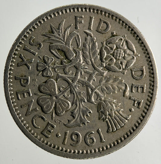 1961 Elizabeth II 2nd Sixpence Coin | Fine Collectable Grade