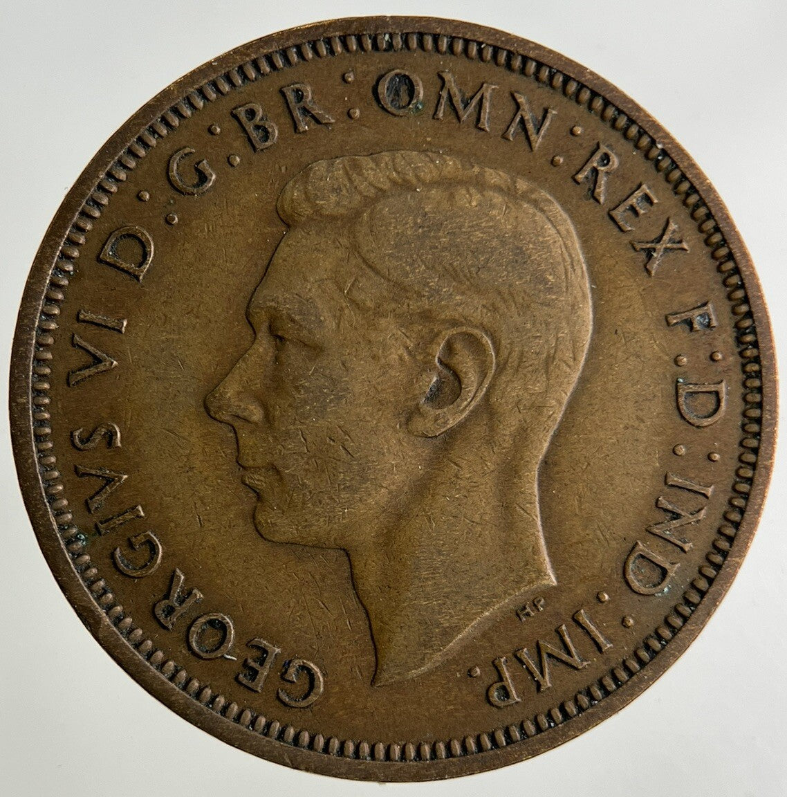 1942 George VI Half-Penny Coin | Fine Collectable Grade