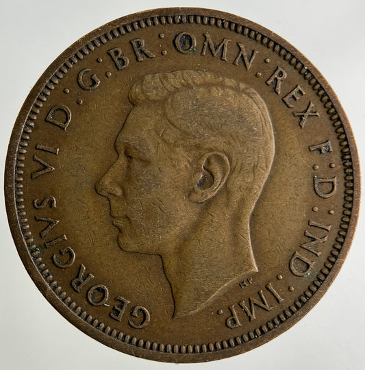 1942 George VI Half-Penny Coin | Fine Collectable Grade