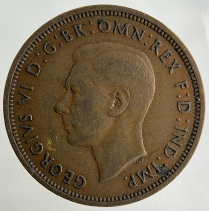 1937 George VI Half-Penny Coin | Fine Collectable Grade