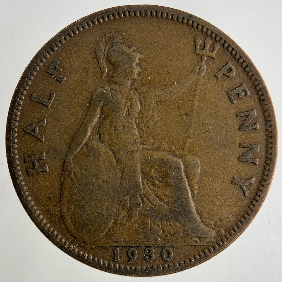 1930 George V Half-Penny Coin | Collectable Grade