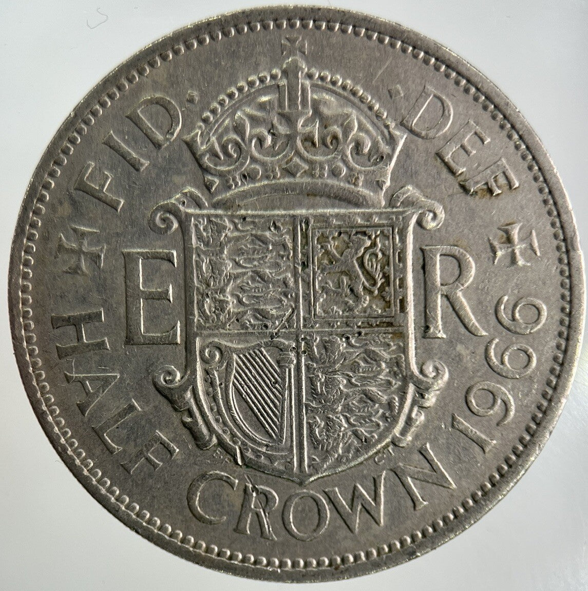 1966 Elizabeth II 2nd Half-Crown Coin | Fine Collectable Grade