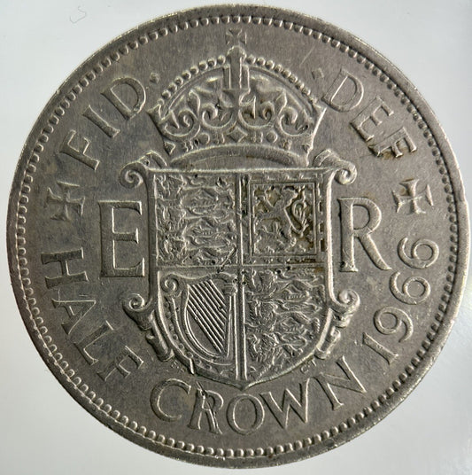 1966 Elizabeth II 2nd Half-Crown Coin | Fine Collectable Grade