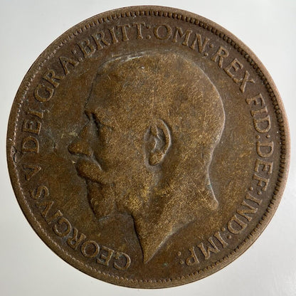 1913 George V One Penny Coin | Collectable Grade