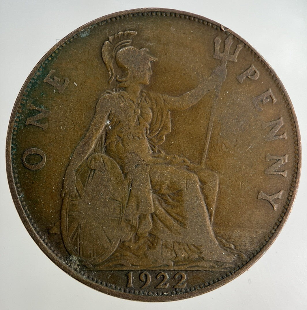 1922 George V One Penny Coin | Collectable Grade