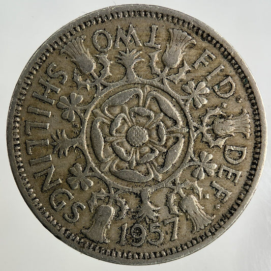 1957 Elizabeth II 2nd Florin Coin | Collectable Grade