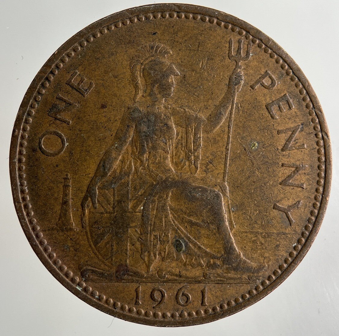1961 Elizabeth II 2nd One Penny Coin | Fine Collectable Grade