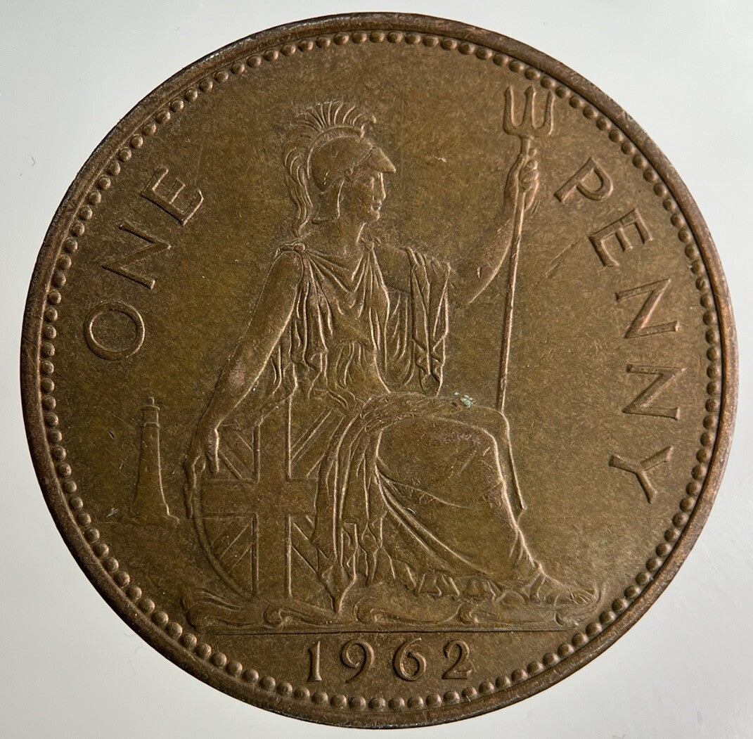 1962 Elizabeth II 2nd One Penny Coin | Fine Collectable Grade