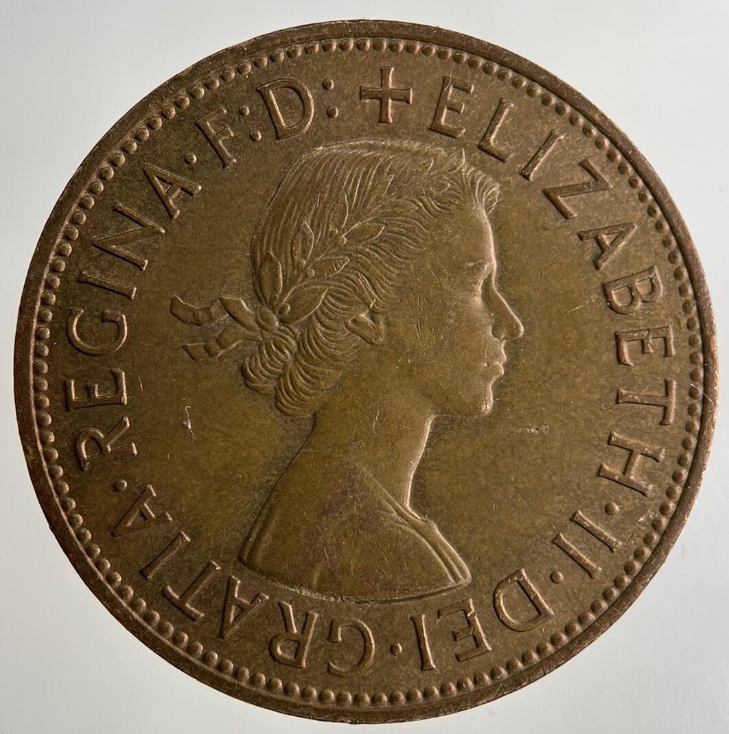 1962 Elizabeth II 2nd One Penny Coin | Fine Collectable Grade