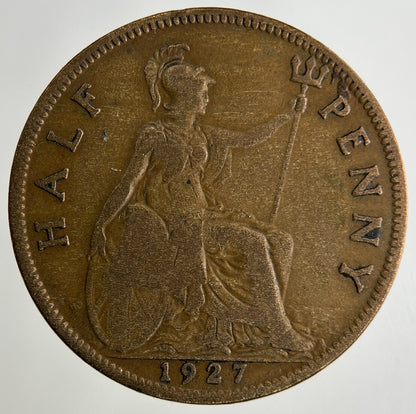 1927 George V Half-Penny Coin | Collectable Grade