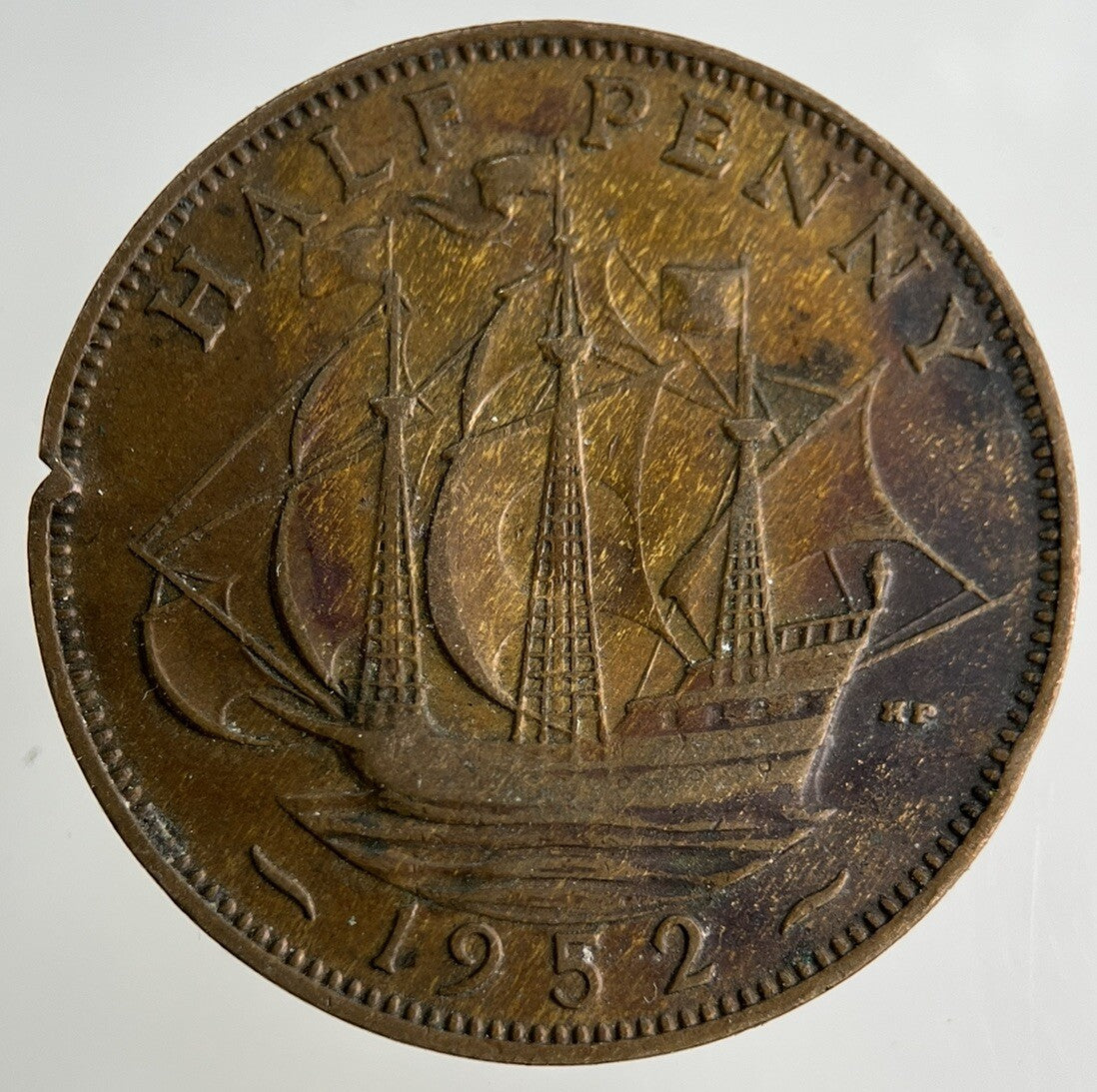 1952 George VI Half-Penny Coin | Collectable Grade