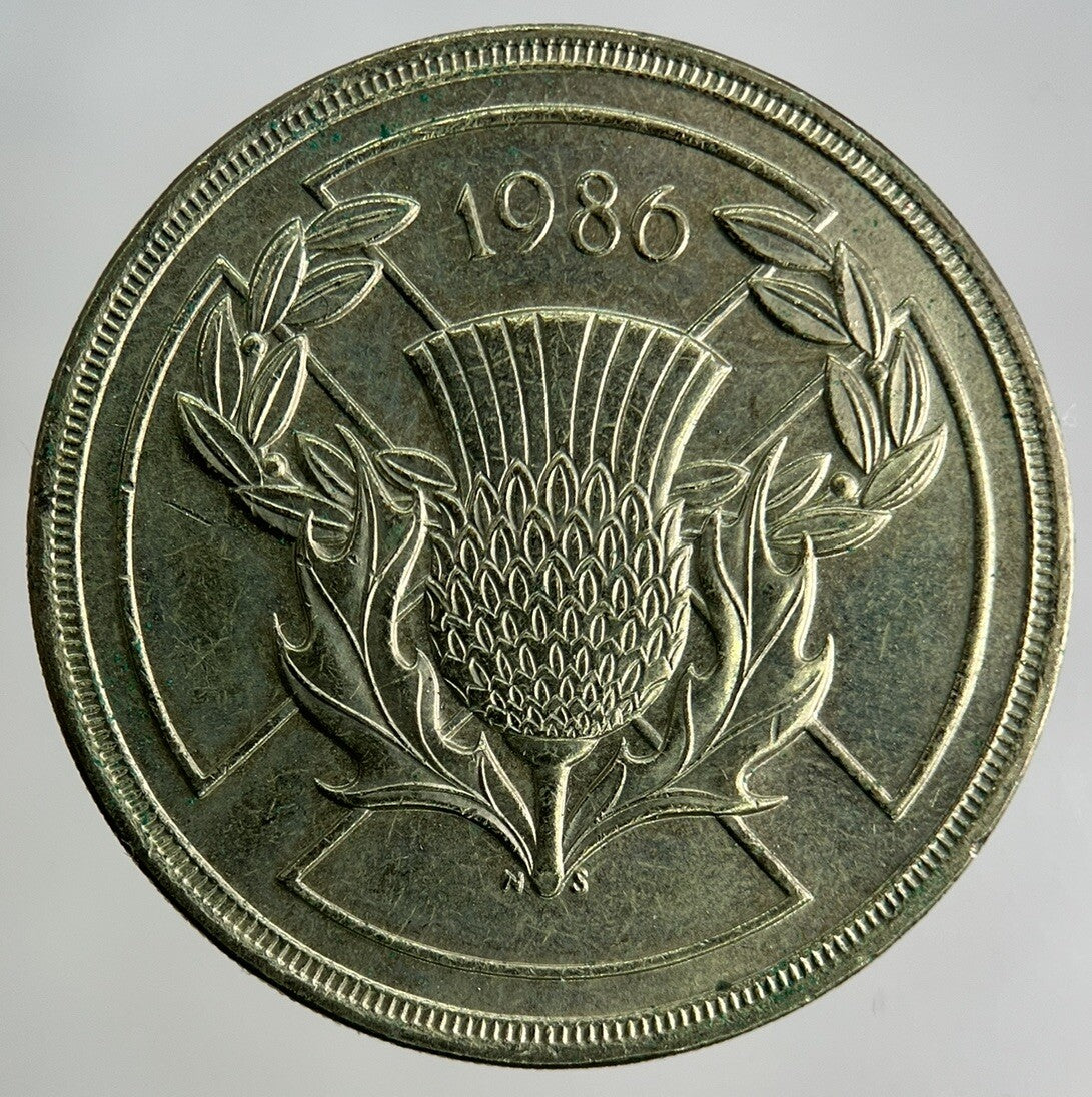 1986 Elizabeth II 2nd £2 Two-Pound Coin | Fine Collectable Grade