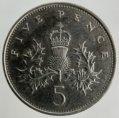 1989 Elizabeth II 2nd 5p Five-Pence Coin | Fine Collectable Grade