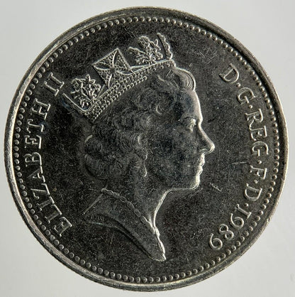 1989 Elizabeth II 2nd 5p Five-Pence Coin | Fine Collectable Grade