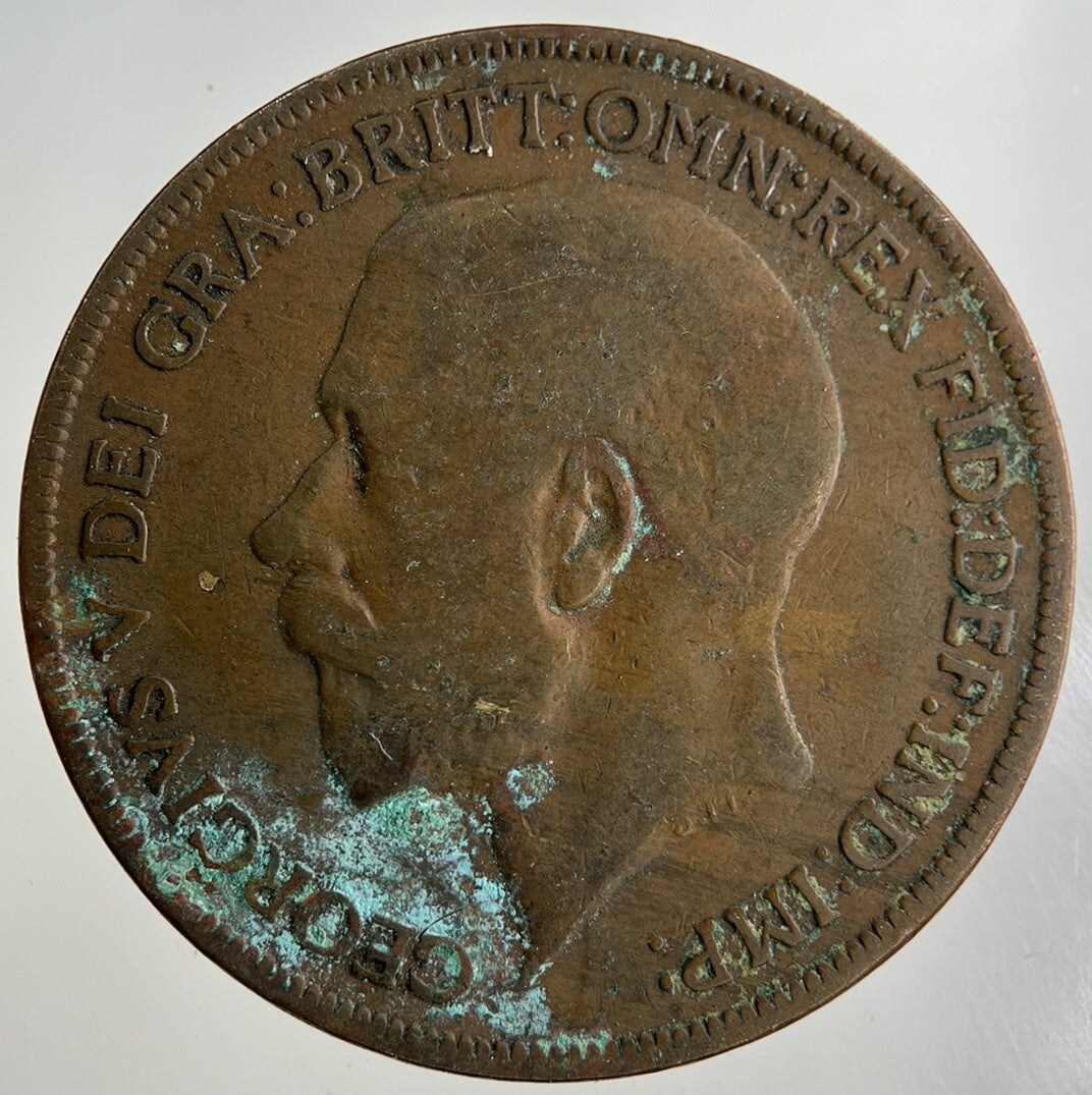 1921 George V One Penny Coin | Collectable Grade