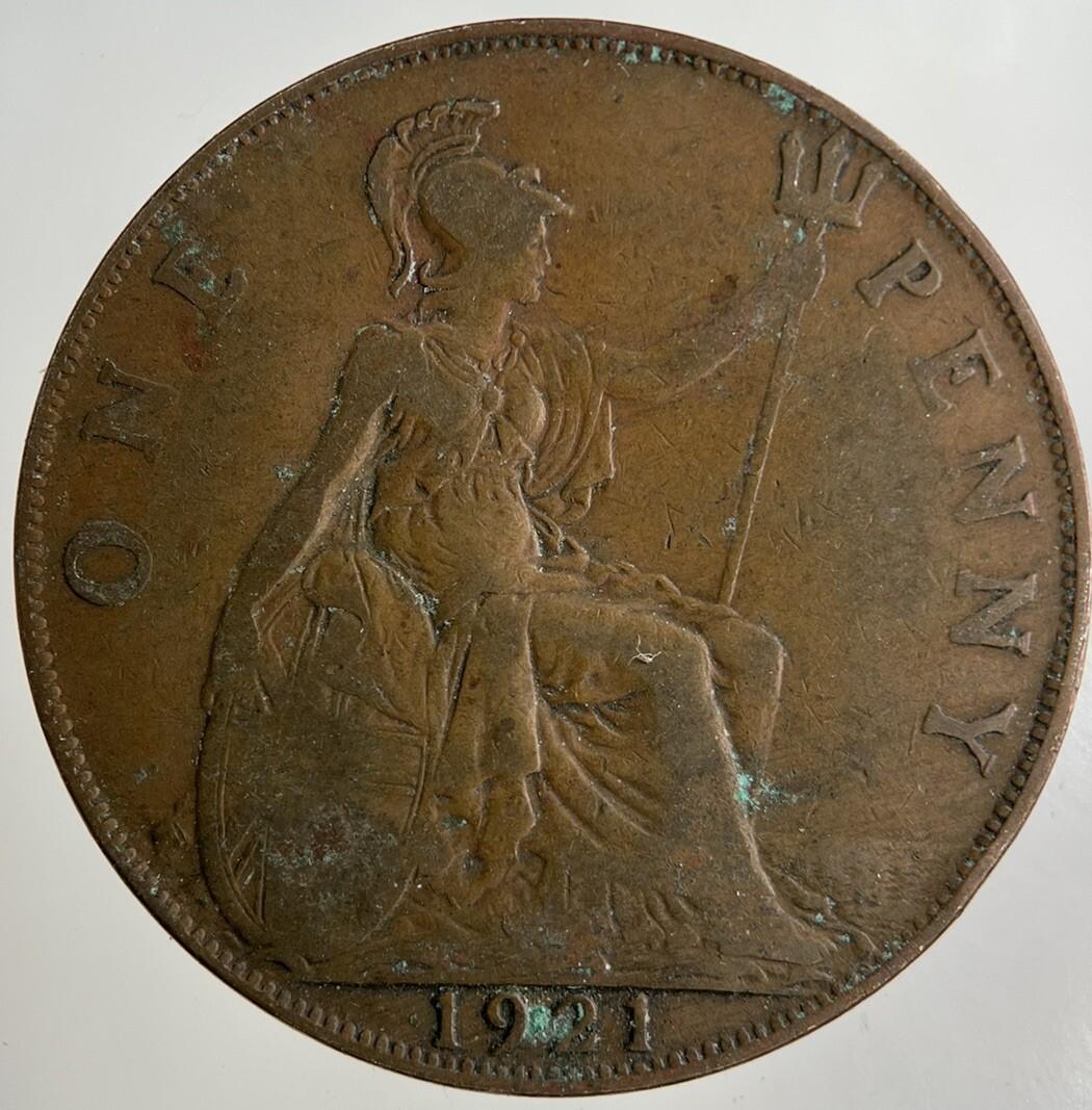 1921 George V One Penny Coin | Collectable Grade