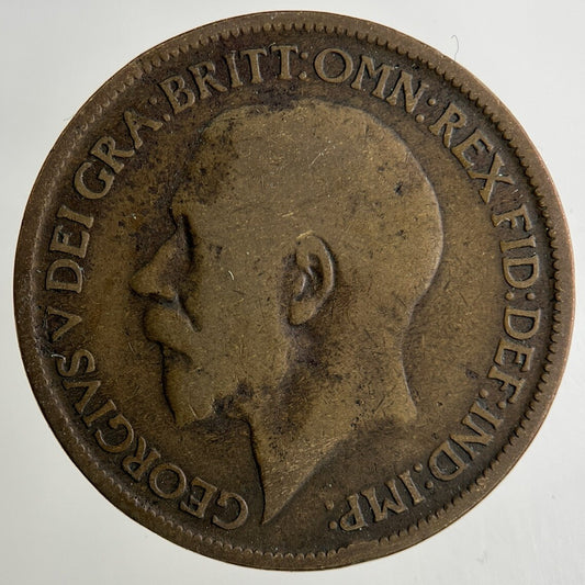 1919 George V Half-Penny Coin | Collectable Grade