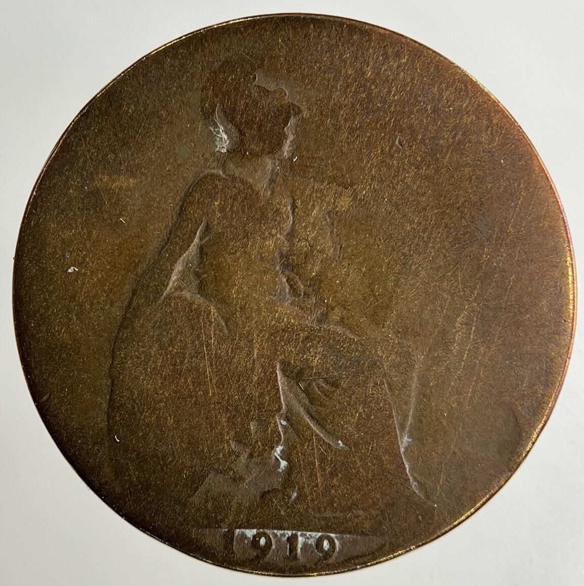 1919 George V Half-Penny Coin | Collectable Grade