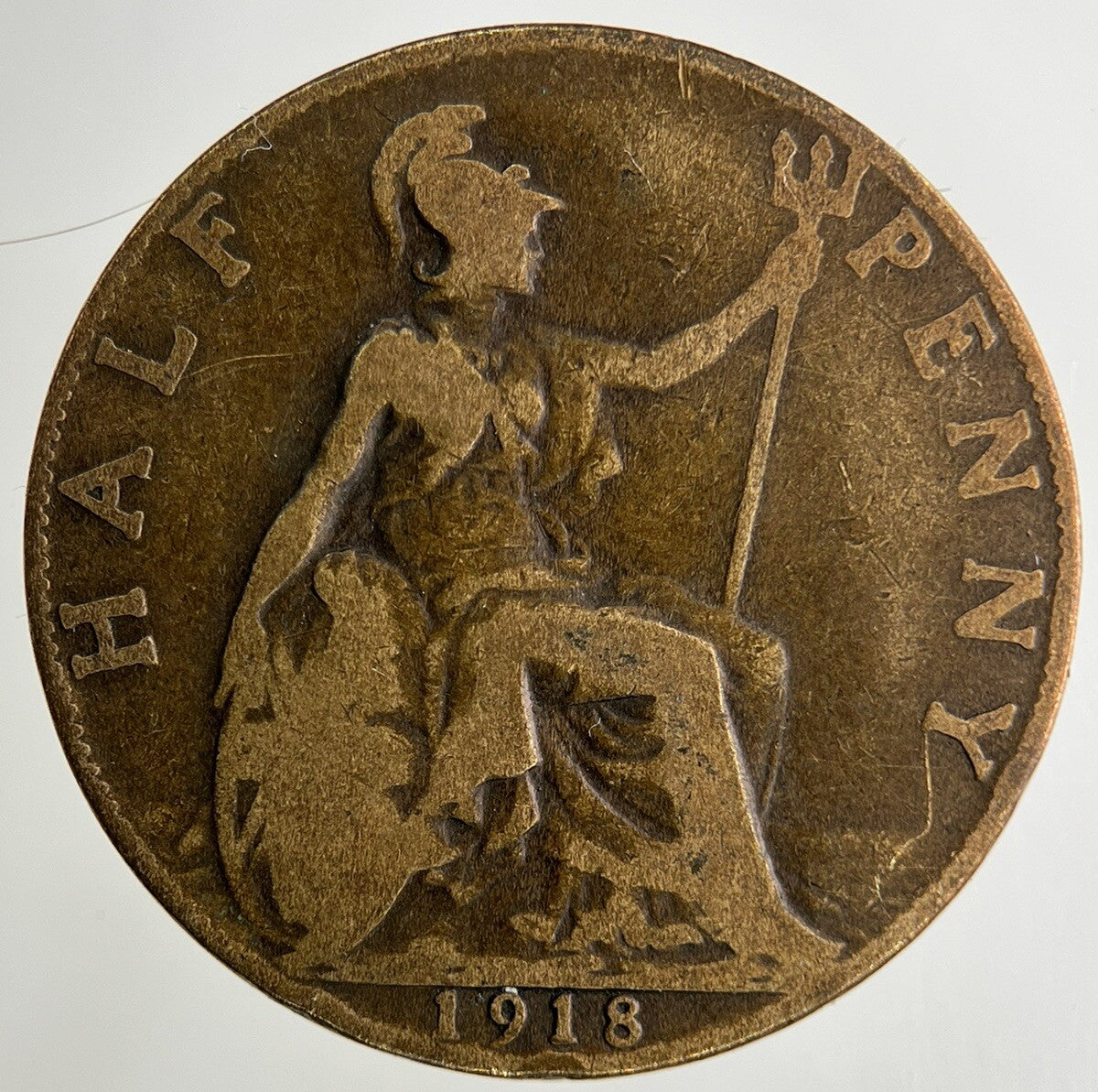 1918 George V Half-Penny Coin | Collectable Grade