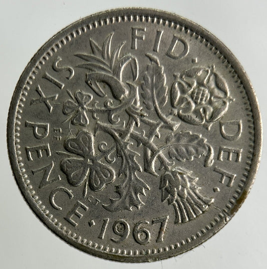 1967 Elizabeth II 2nd Sixpence Coin | Fine Collectable Grade