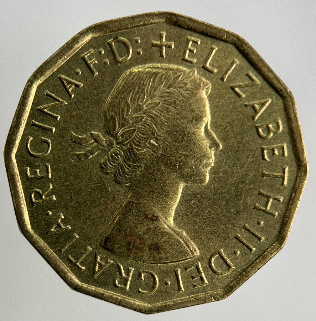 1967 Elizabeth II 2nd Brass Threepence Coin | Fine Collectable Grade