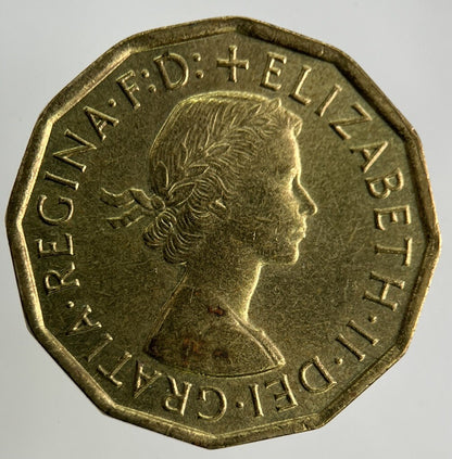 1967 Elizabeth II 2nd Brass Threepence Coin | Fine Collectable Grade