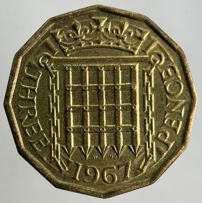 1967 Elizabeth II 2nd Brass Threepence Coin | Fine Collectable Grade