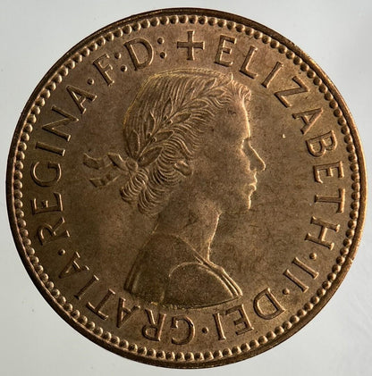 1963 Elizabeth II 2nd Half-Penny Coin | Very High Grade