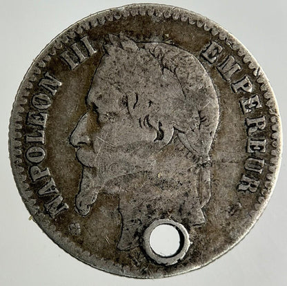 1867 France 10 Centimes Silver Coin | Collectable Grade